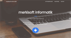 Desktop Screenshot of merkisoft.ch
