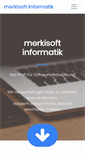 Mobile Screenshot of merkisoft.ch