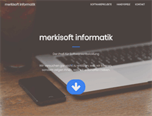 Tablet Screenshot of merkisoft.ch